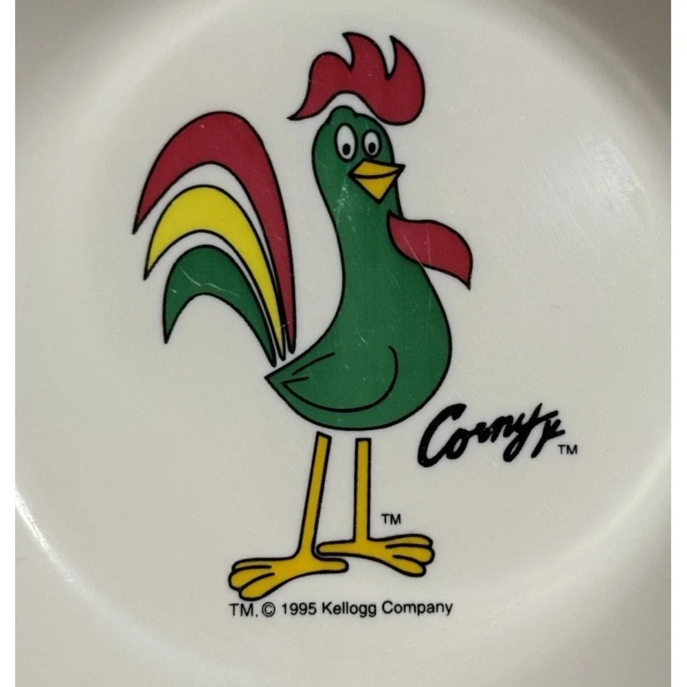 1995 Kellogg's Cornelius Rooster Cereal Bowl 